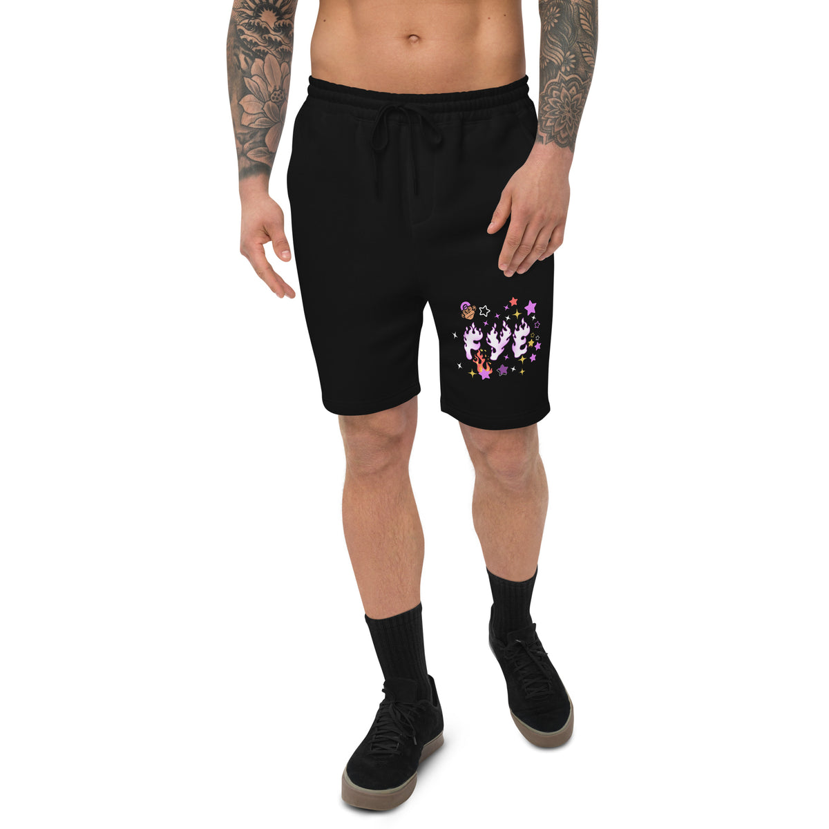 Fye Purple Men's Fleece Shorts