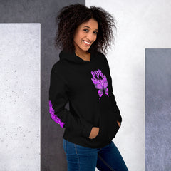 Fye Purple Butterfly Unisex Hoodie