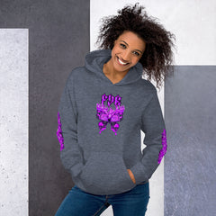 Fye Purple Butterfly Unisex Hoodie