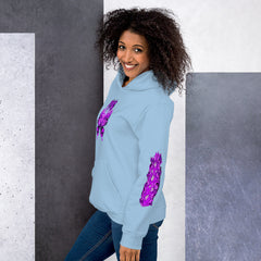 Fye Purple Butterfly Unisex Hoodie