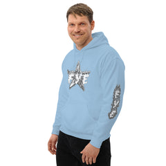 Fye Star Gray Unisex Hoodie