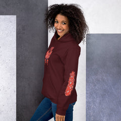 Fye Red Butterfly Unisex Hoodie