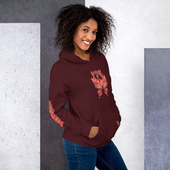 Fye Red Butterfly Unisex Hoodie