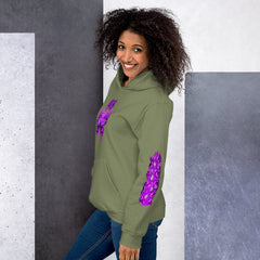 Fye Purple Butterfly Unisex Hoodie