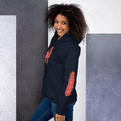 Fye Red Butterfly Unisex Hoodie