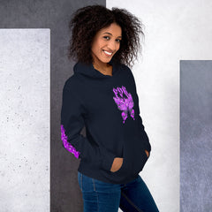 Fye Purple Butterfly Unisex Hoodie