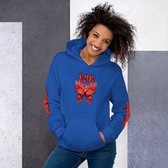 Fye Red Butterfly Unisex Hoodie