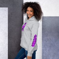 Fye Purple Butterfly Unisex Hoodie