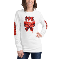 Fye Red Butterfly Unisex T-Shirt