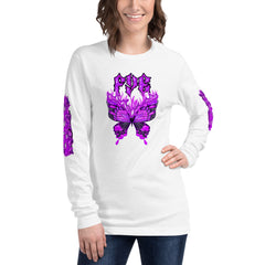 Fye Purple Butterfly Unisex T-Shirt